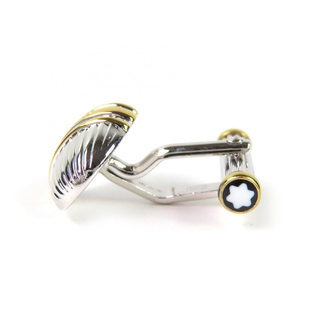 Excellent MONTBLANC Cufflinks cufflinks White Star logo Silver SV925 mens