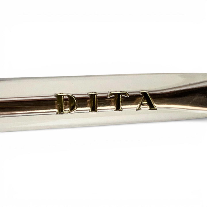 Pristine DITA sunglasses LAGEOS Round Oversize Rose gold Women DTS532