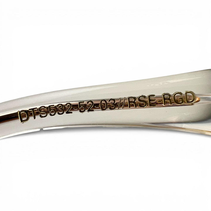 Pristine DITA sunglasses LAGEOS Round Oversize Rose gold Women DTS532