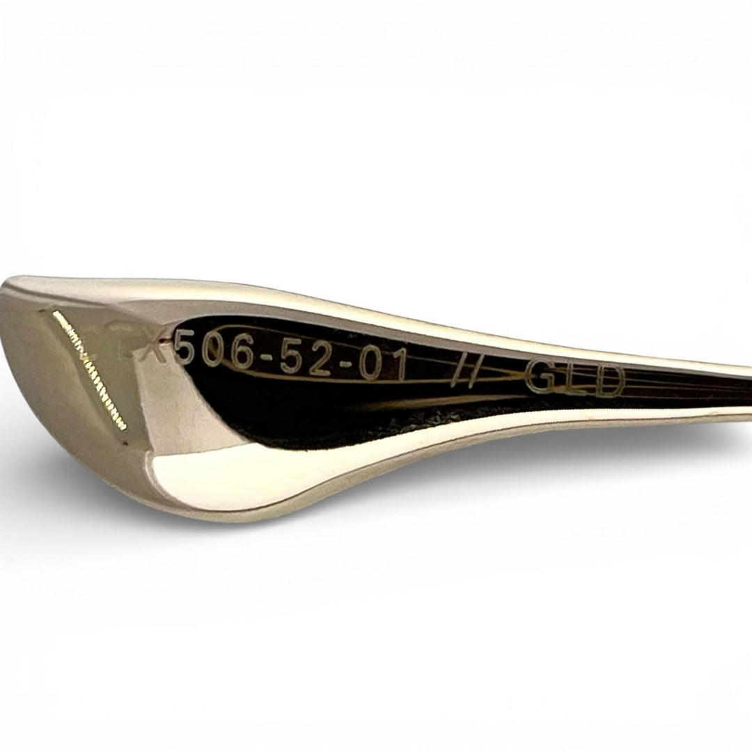 Excellent DITA Glasses BELIEVER(-) HYDE's Round Model gold mens DTX506