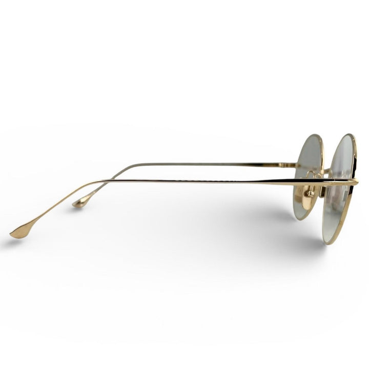 Excellent DITA Glasses BELIEVER(-) HYDE's Round Model gold mens DTX506