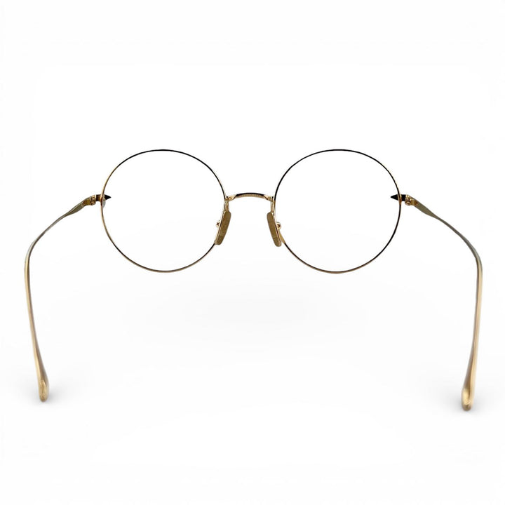 Excellent DITA Glasses BELIEVER(-) HYDE's Round Model gold mens DTX506