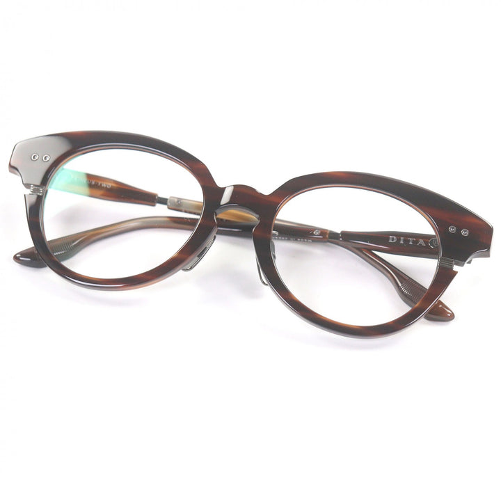 Pristine DITA Glasses LINEUS-TWO Brown mens DTX730