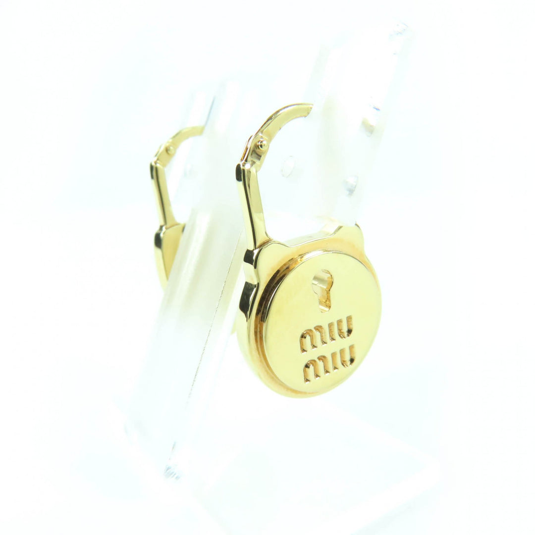 Pristine MIUMIU Pierce Myurock gold brass Women 5I0215