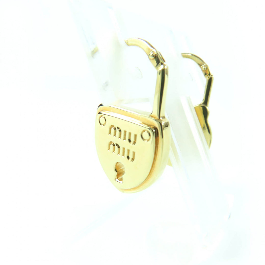 Pristine MIUMIU Pierce Myurock gold brass Women 5I0215