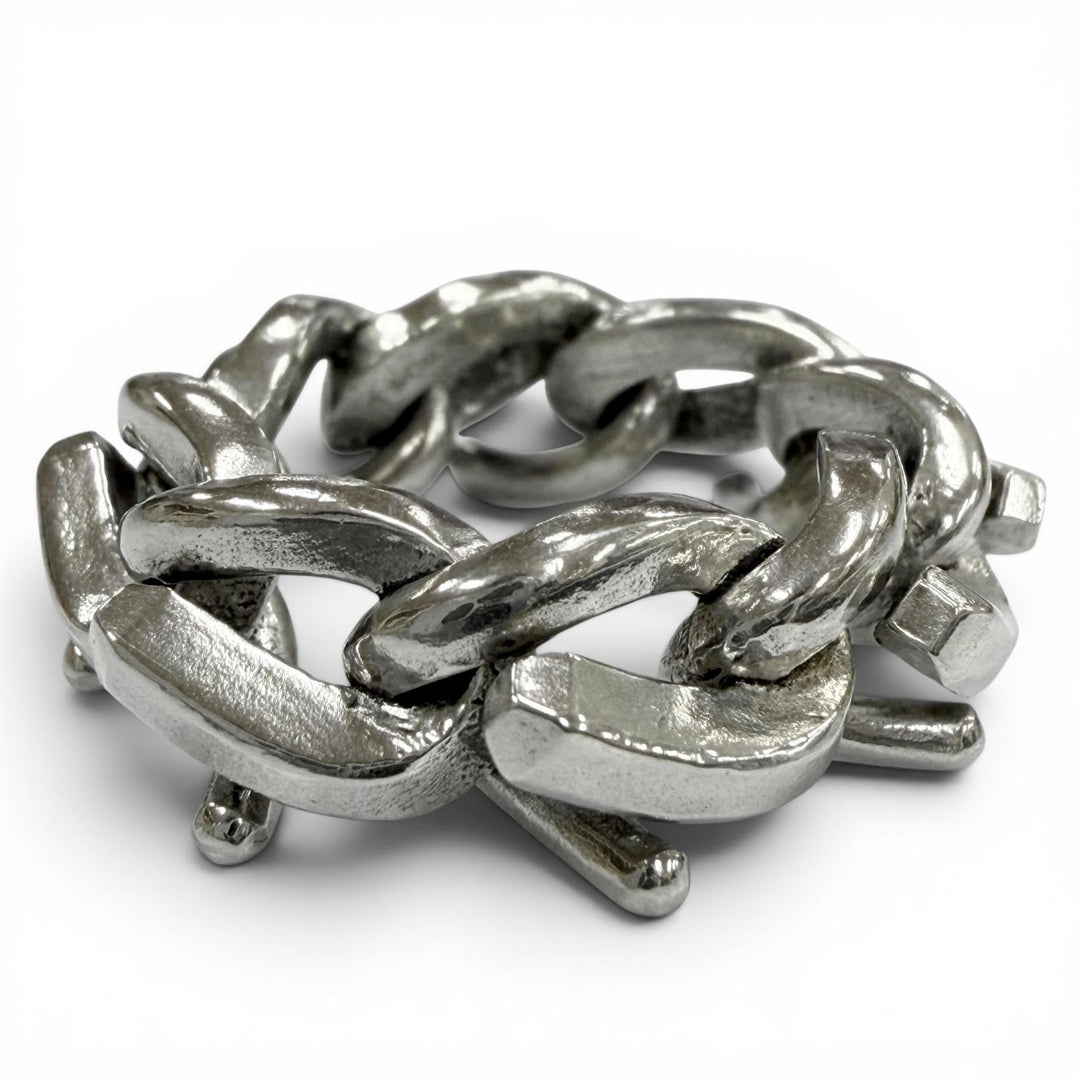Great TIFFANY&Co. Ring ring Forge Ring High Polish Silver 925 mens 50