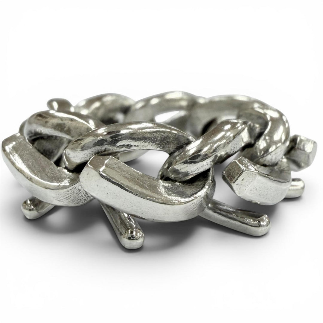 Great TIFFANY&Co. Ring ring Forge Ring High Polish Silver 925 mens 50