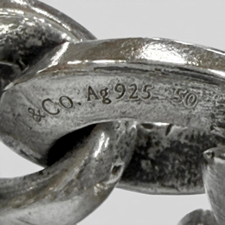 Great TIFFANY&Co. Ring ring Forge Ring High Polish Silver 925 mens 50
