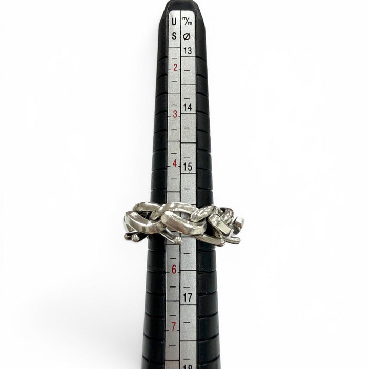 Great TIFFANY&Co. Ring ring Forge Ring High Polish Silver 925 mens 50