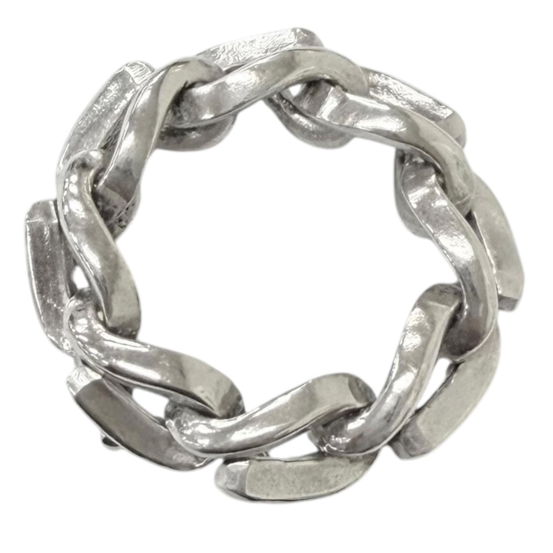 Great TIFFANY&Co. Ring ring forge High Polish Silver SV925 mens