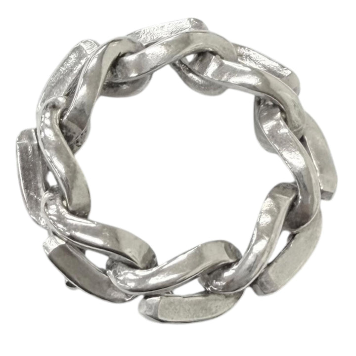 Great TIFFANY&Co. Ring ring forge High Polish Silver SV925 mens