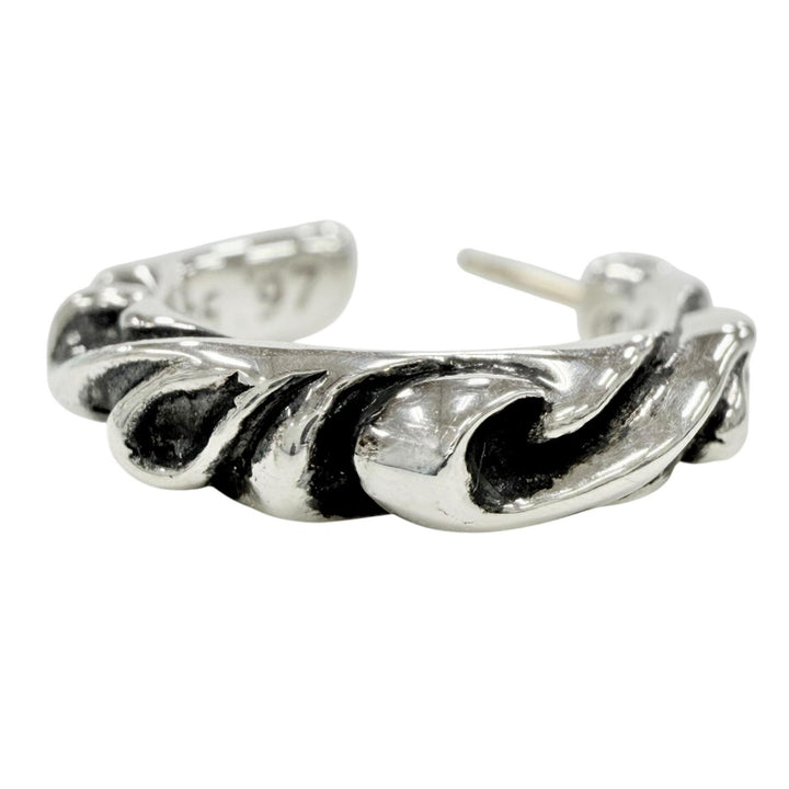 Excellent CHROME HEARTS Pierce HOOP SCROOL 1 Scroll Pierce Silver 925 mens