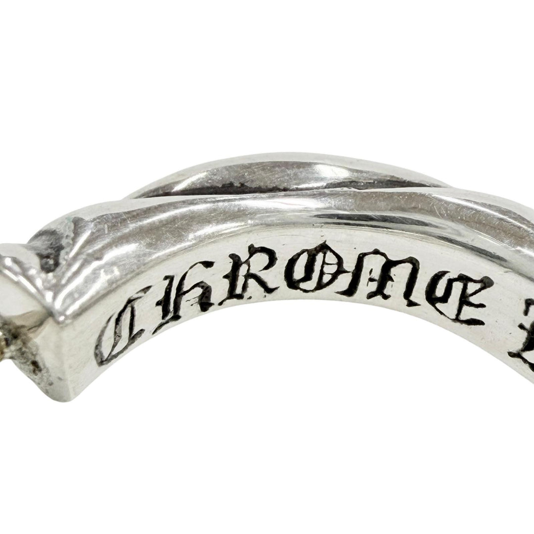 Excellent CHROME HEARTS Pierce HOOP SCROOL 1 Scroll Pierce Silver 925 mens