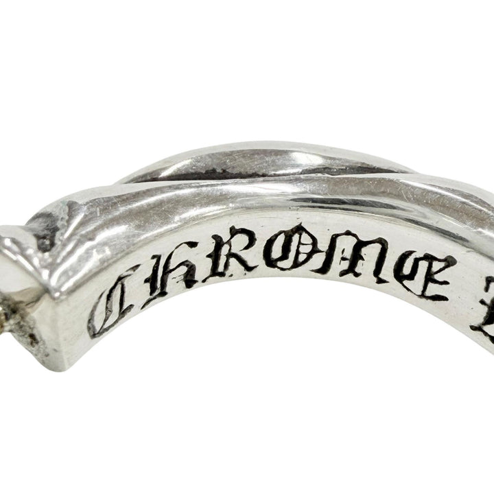 Excellent CHROME HEARTS Pierce HOOP SCROOL 1 Scroll Pierce Silver 925 mens