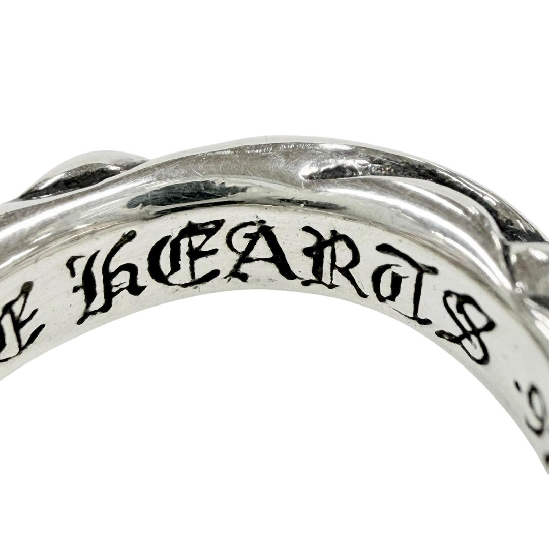 Excellent CHROME HEARTS Pierce HOOP SCROOL 1 Scroll Pierce Silver 925 mens
