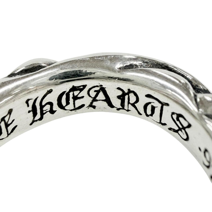 Excellent CHROME HEARTS Pierce HOOP SCROOL 1 Scroll Pierce Silver 925 mens