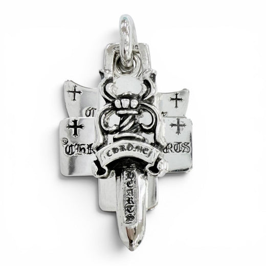 Great CHROME HEARTS Pendant top 3TRINKETS (Current Model) Silver 925 mens