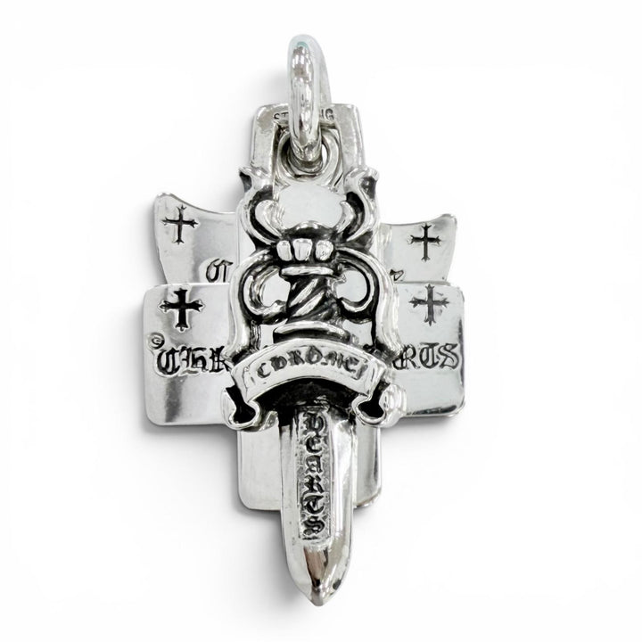 Great CHROME HEARTS Pendant top 3TRINKETS (Current Model) Silver 925 mens