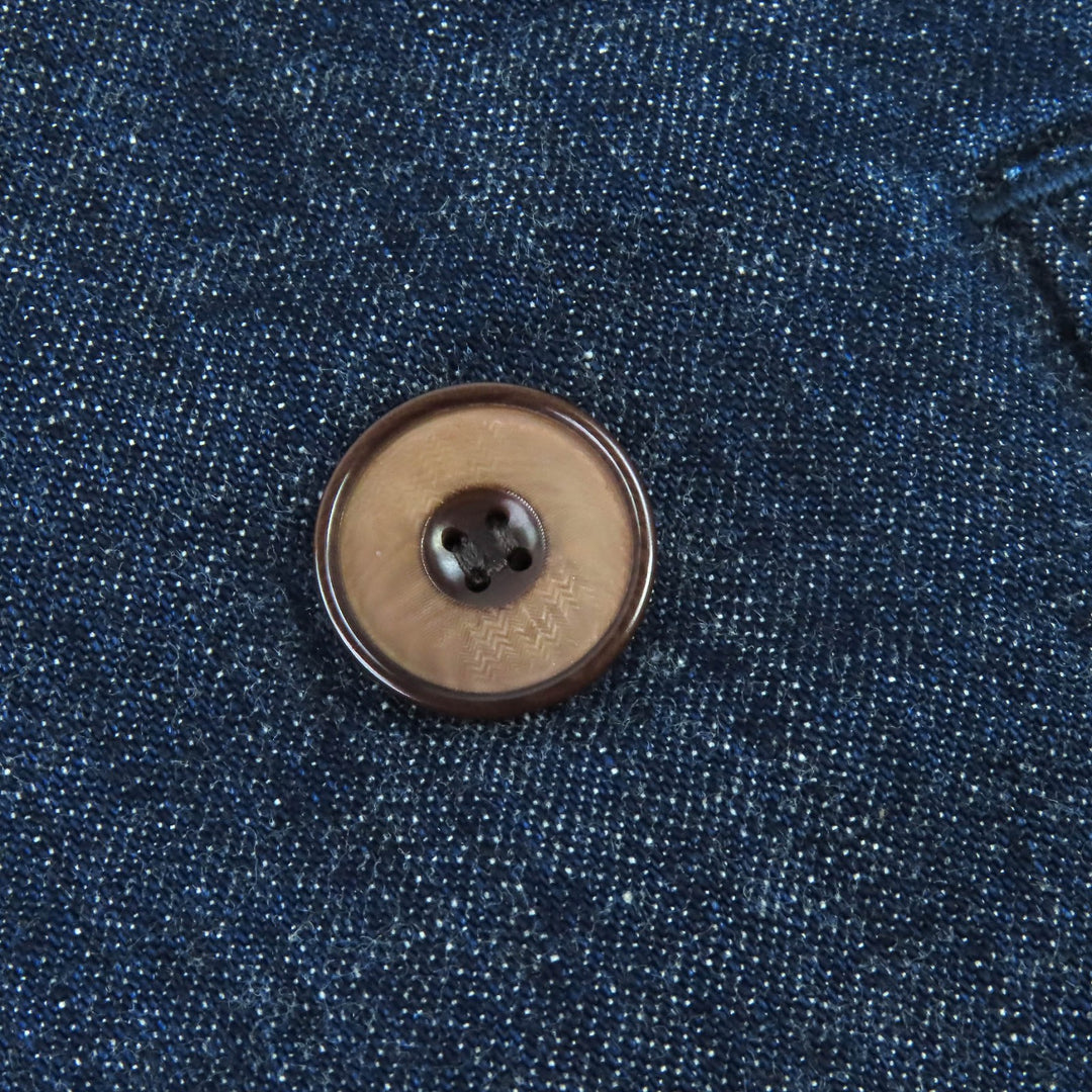 Excellent ANACHRONORM Denim Jacket Double tailored jacket Indigo blue cotton