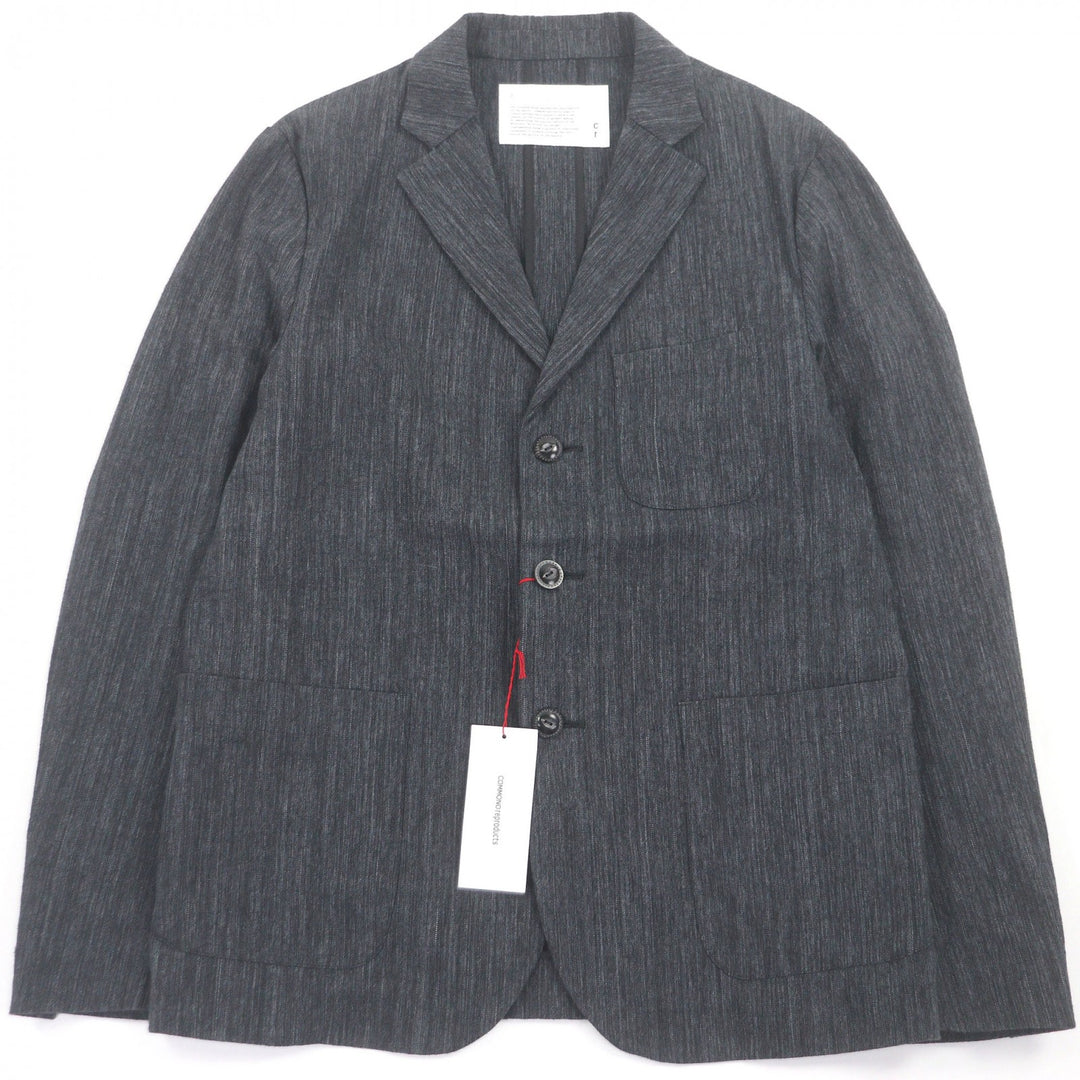 Pristine COMMONO reproducts tailored jacket single black cotton mens