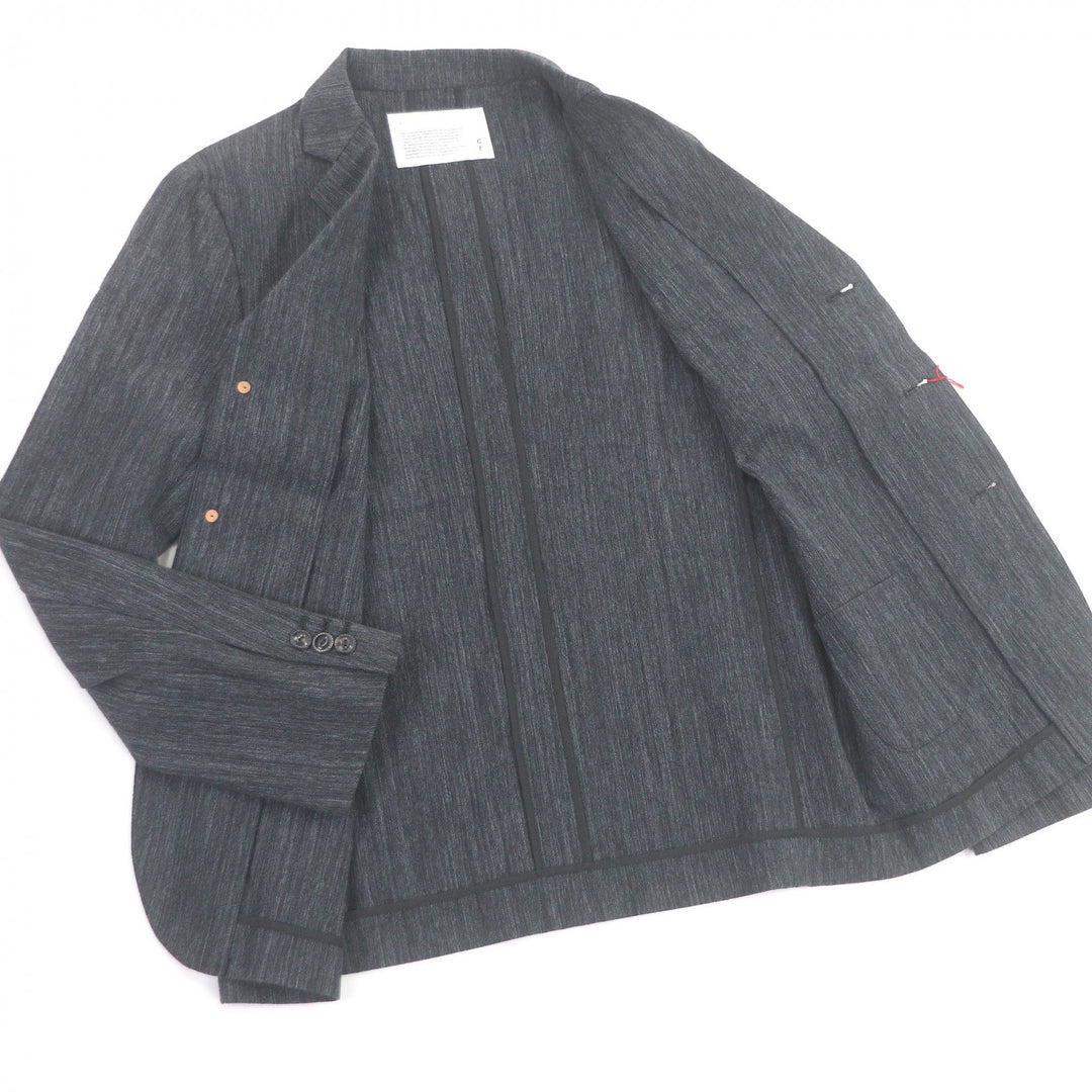 Pristine COMMONO reproducts tailored jacket single black cotton mens