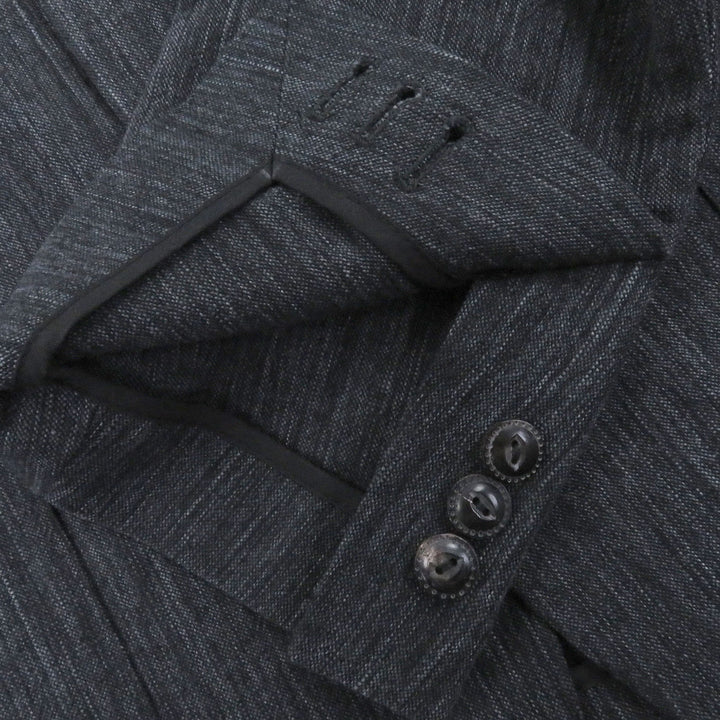 Pristine COMMONO reproducts tailored jacket single black cotton mens