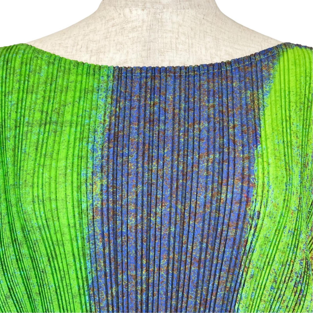 Excellent PLEATS PLEASE T-shirt Long sleeve multicolor polyester 3 PP23FK331
