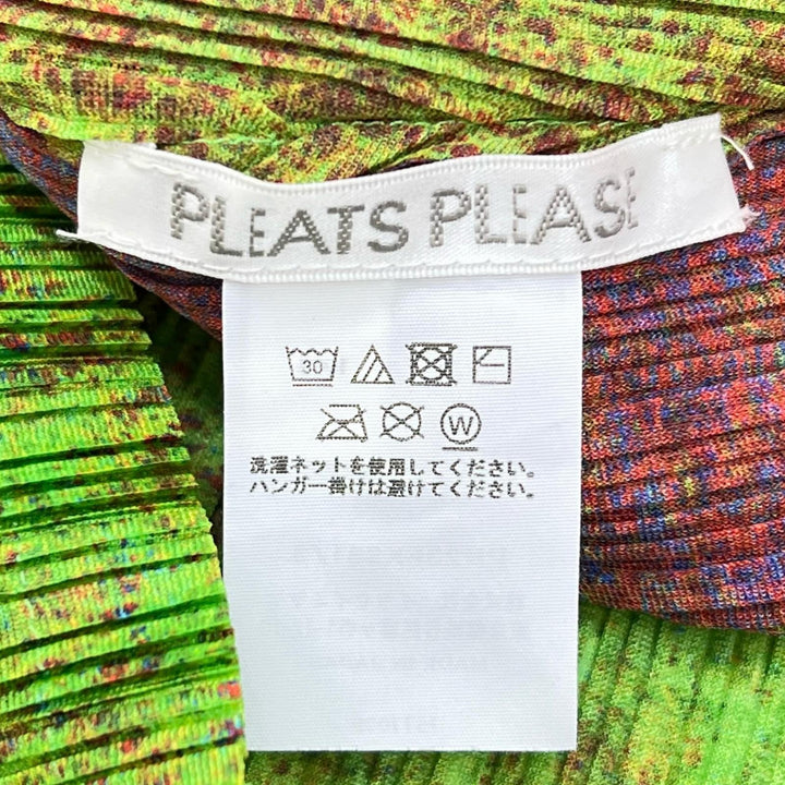 Excellent PLEATS PLEASE T-shirt Long sleeve multicolor polyester 3 PP23FK331