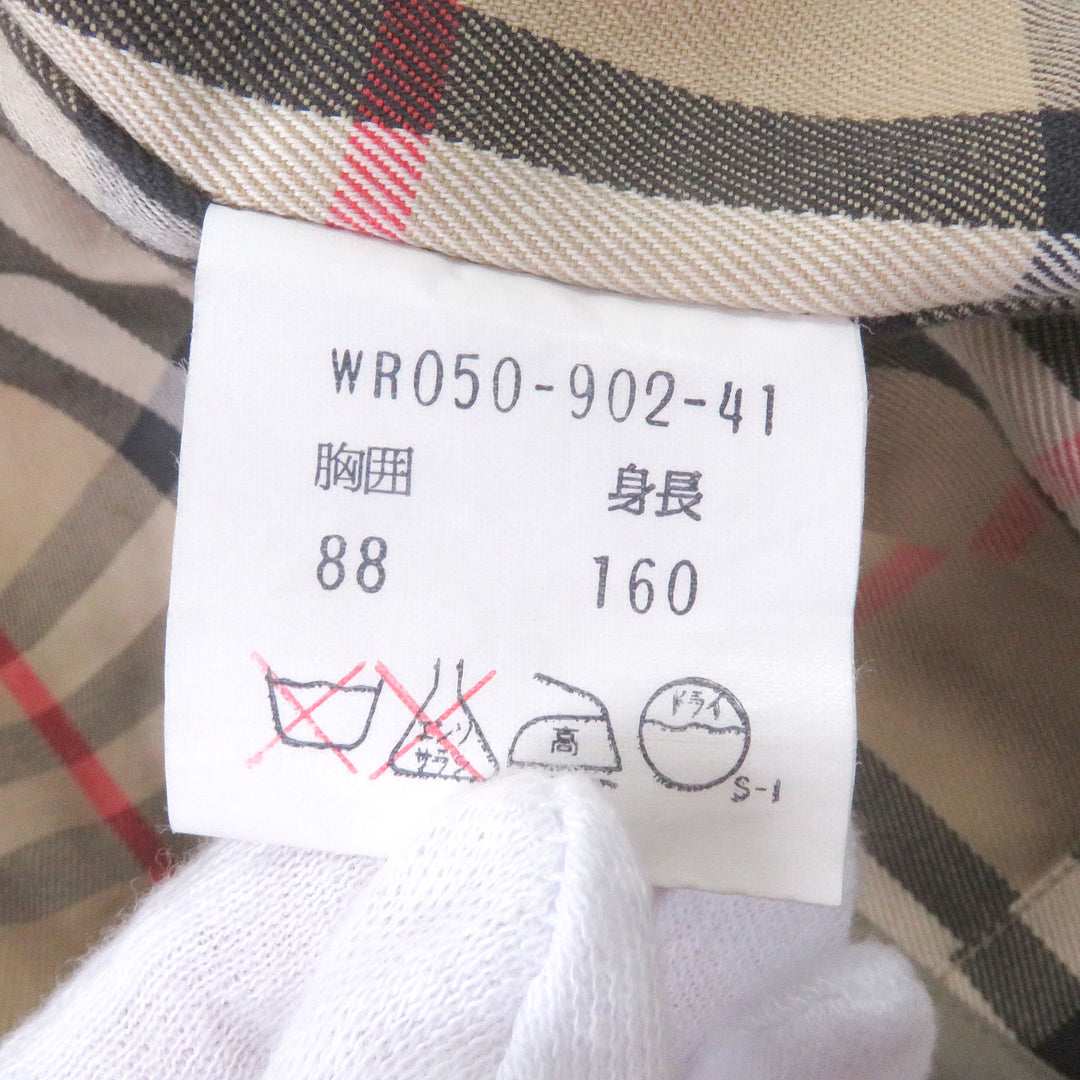 Great Burberrys coat Fly front with Nova check pattern on the back iridescent