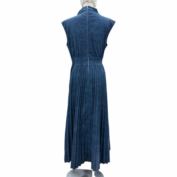Great AMERI one piece DENIM LIKE PLEATS blue Women M 01110541050