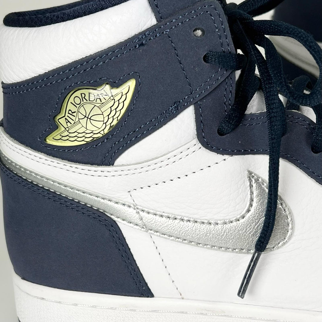 Excellent NIKE sneakers AIR JORDAN 1 HIGH CO.JP white mens 28 DC1788-100