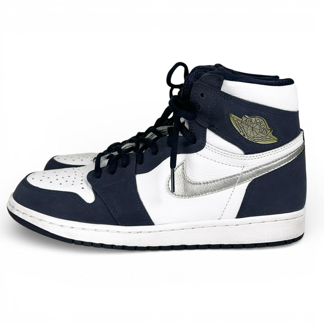Excellent NIKE sneakers AIR JORDAN 1 HIGH CO.JP white mens 28 DC1788-100