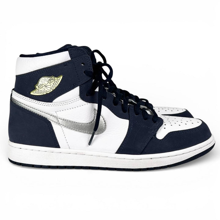 Excellent NIKE sneakers AIR JORDAN 1 HIGH CO.JP white mens 28 DC1788-100
