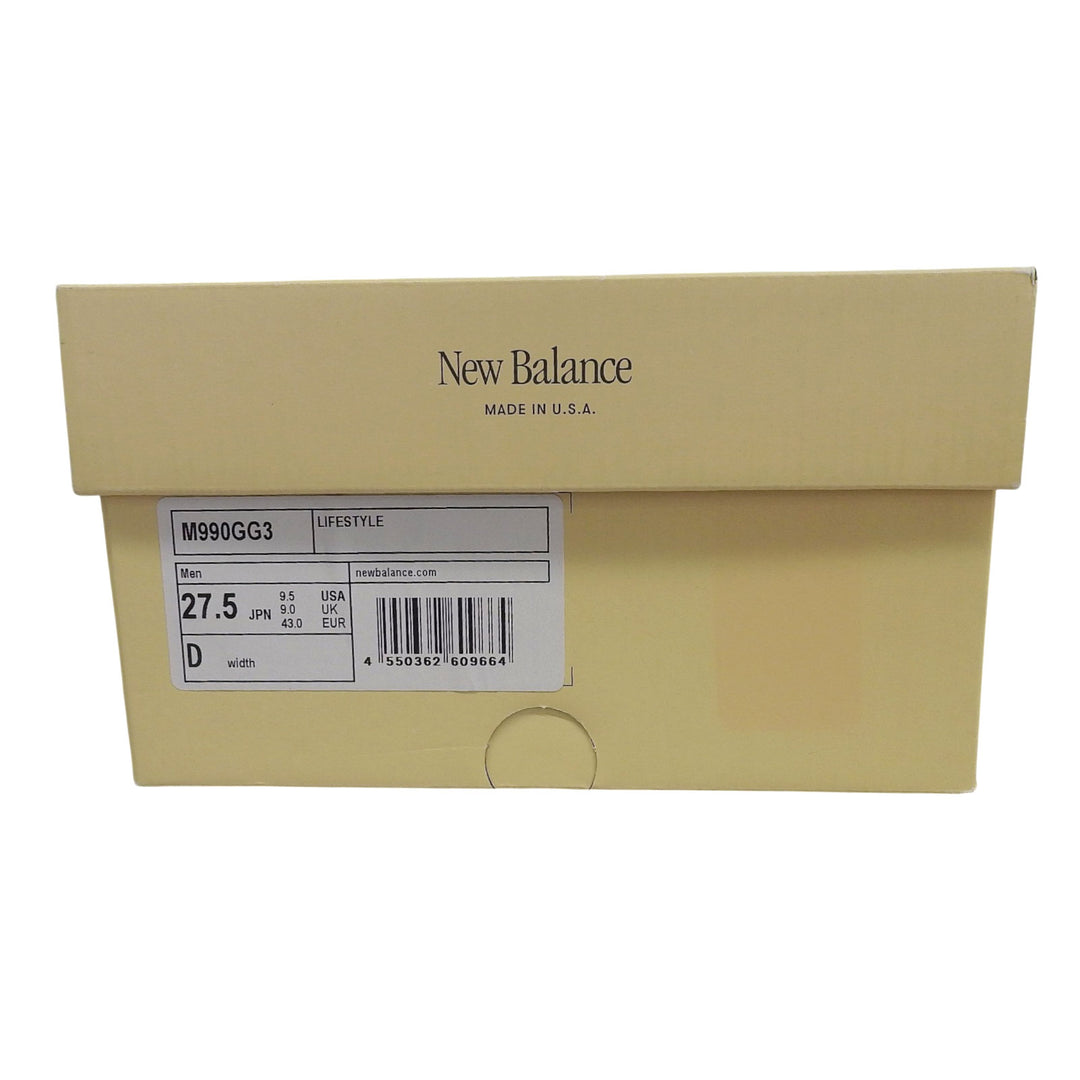 Pristine NEW BALANCE sneakers TEDDY SANTIS Suede leather sneakers 27.5cm M990GG3