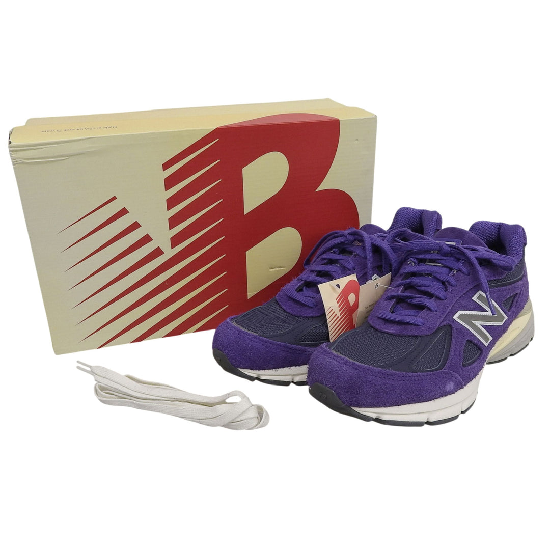 Pristine NEW BALANCE sneakers 990V4 Purple Suede purple mens 26.5cm U990TB4