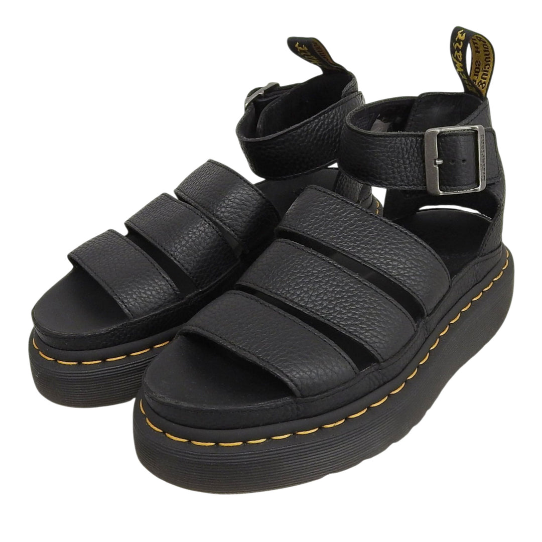 Pristine Dr.Martens Sandals Clarissa 2 Quad black leather Women
