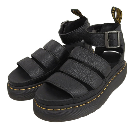Pristine Dr.Martens Sandals Clarissa 2 Quad black leather Women