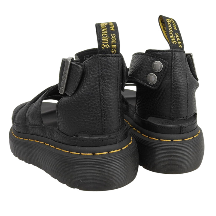 Pristine Dr.Martens Sandals Clarissa 2 Quad black leather Women