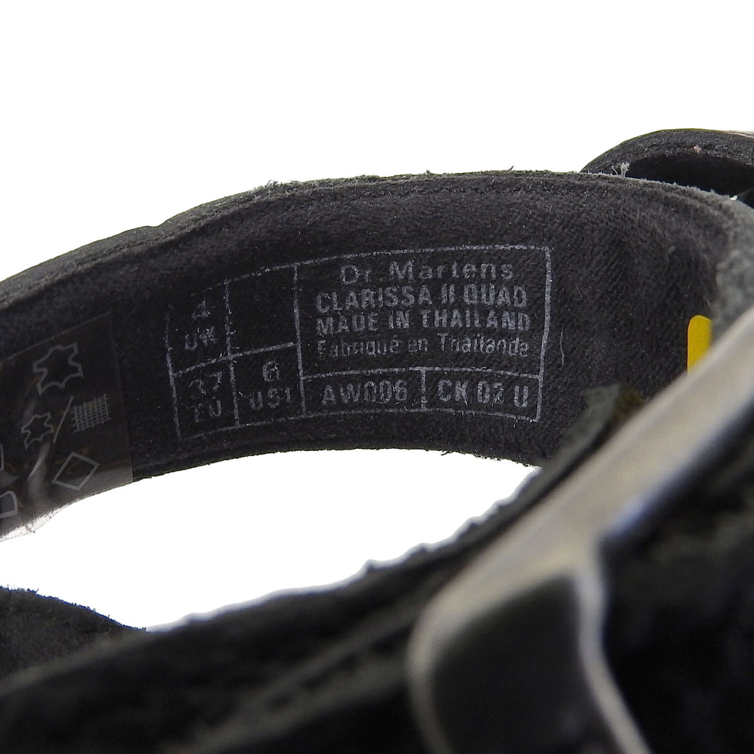 Pristine Dr.Martens Sandals Clarissa 2 Quad black leather Women