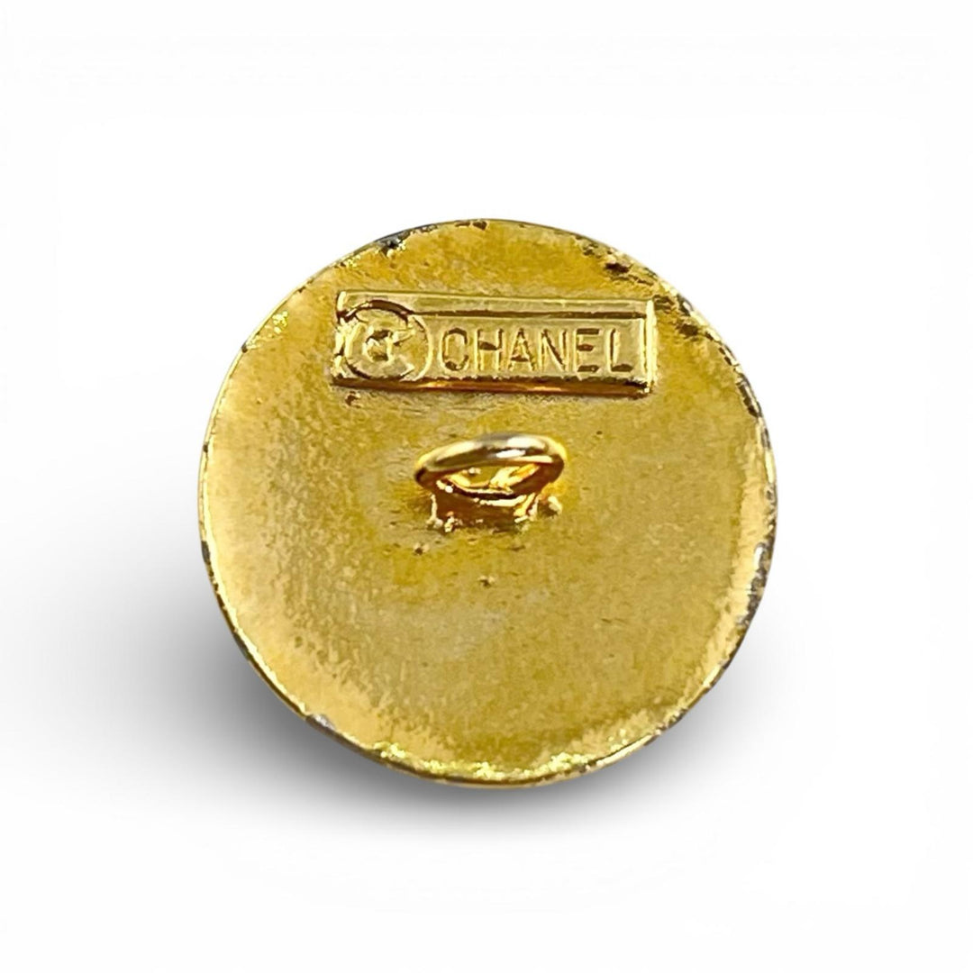 Great CHANEL button COCO Mark Gold Metal Buttons with Set of 8 gold Women