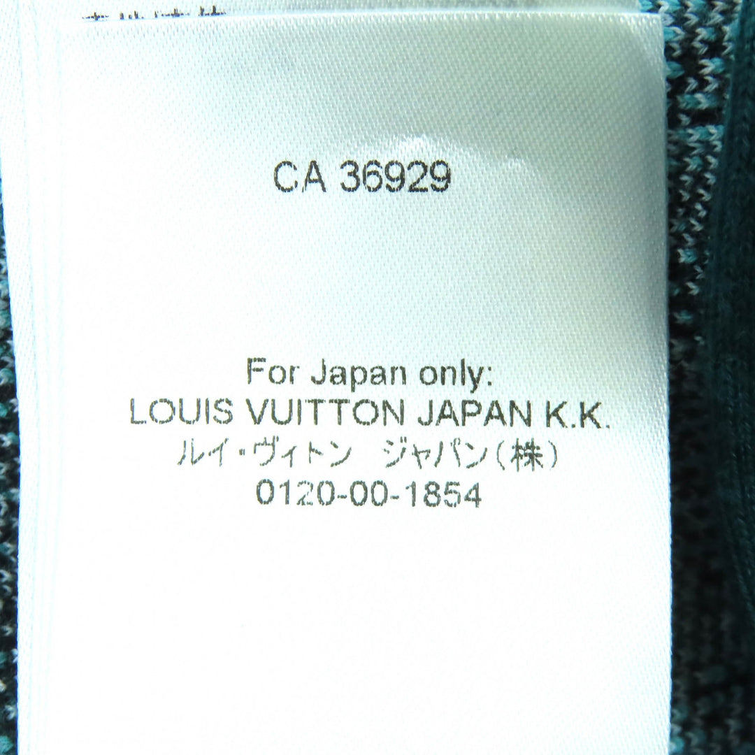 Pristine LOUIS VUITTON Jacket Monogram Zip-Up Knit Green system cotton mens S