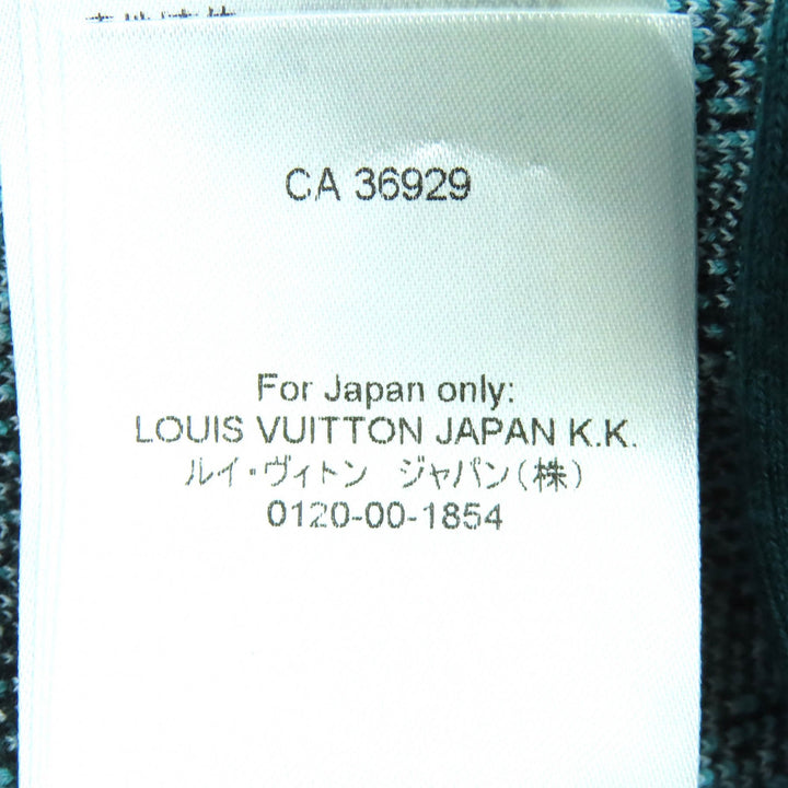Pristine LOUIS VUITTON Jacket Monogram Zip-Up Knit Green system cotton mens S