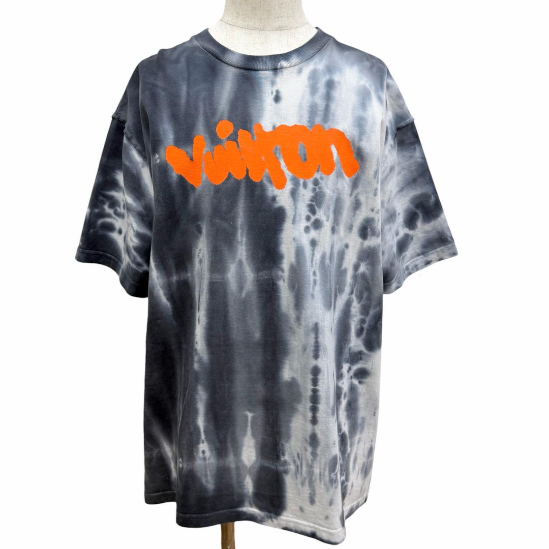 Excellent LOUIS VUITTON Short sleeve T-shirt Inside Out Tie-Dye