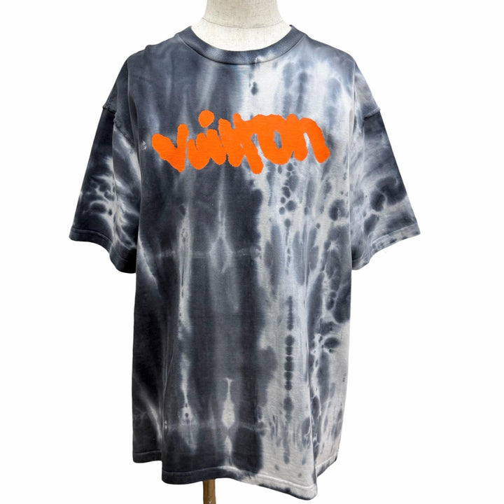 Excellent LOUIS VUITTON Short sleeve T-shirt Inside Out Tie-Dye