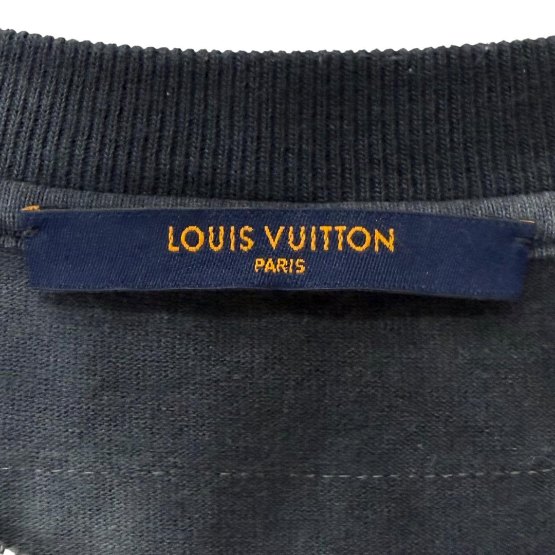 Excellent LOUIS VUITTON Short sleeve T-shirt Inside Out Tie-Dye