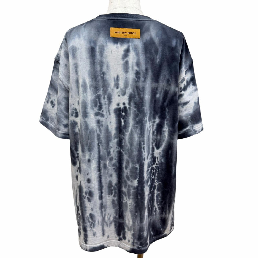 Excellent LOUIS VUITTON Short sleeve T-shirt Inside Out Tie-Dye