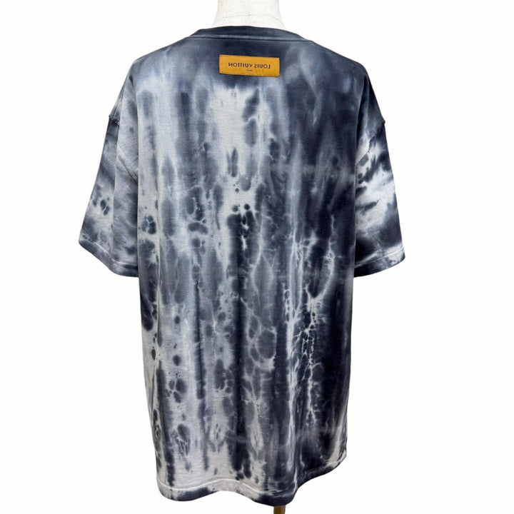 Excellent LOUIS VUITTON Short sleeve T-shirt Inside Out Tie-Dye