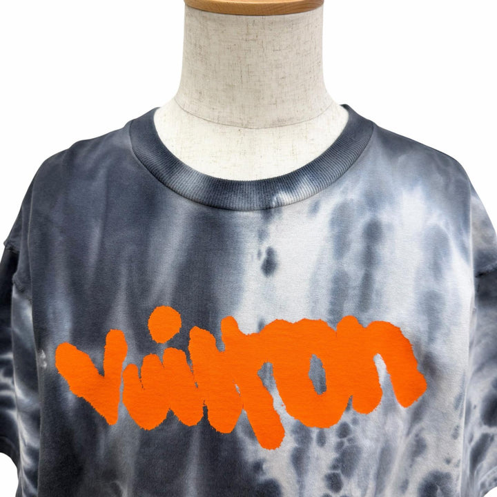 Excellent LOUIS VUITTON Short sleeve T-shirt Inside Out Tie-Dye