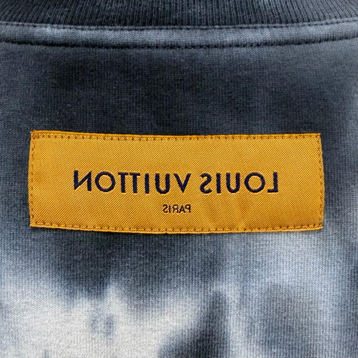 Excellent LOUIS VUITTON Short sleeve T-shirt Inside Out Tie-Dye