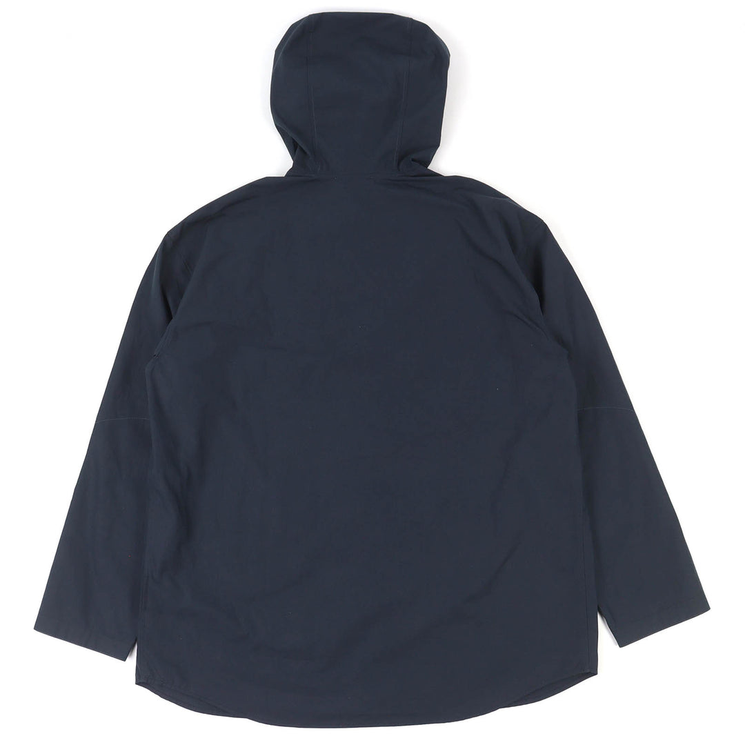 Pristine HERMES Jacket Zip-up hooded jacket Navy cotton mens H566160H2